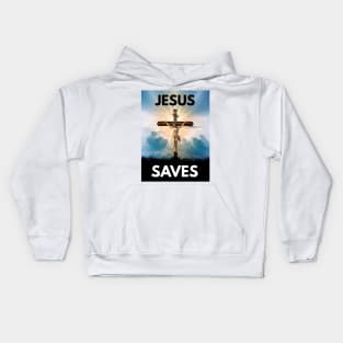 Jesus Saves Kids Hoodie